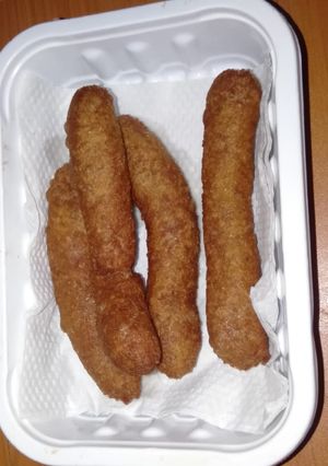 A picture of Skinned sausages. #recipemarathon.