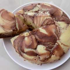 Bolu Marmer Kukus Chocolatos..no mixer, takaran sendok রেসিপির প্রধান ছবি