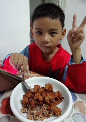 รูปของ ข้าวไก่กรอบ
