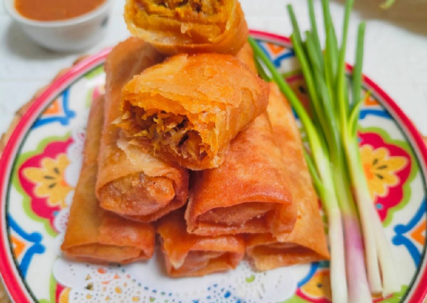 Lumpia Ikan Asap Suwir