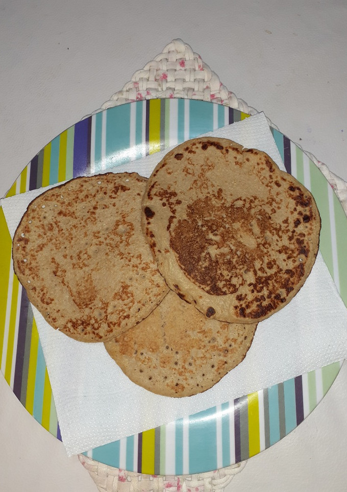 Una foto de Panqueques de banana y avena (facilísimo ideal para desayuno o merienda)