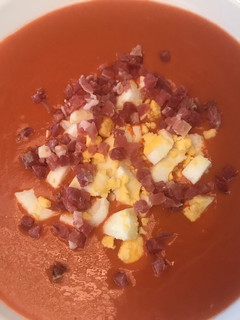 Una foto de Salmorejo
