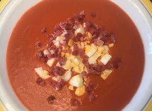 Una foto de Salmorejo