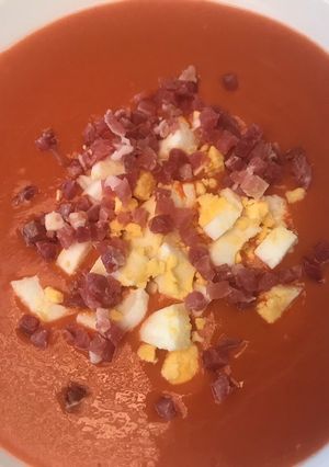 Una foto de Salmorejo