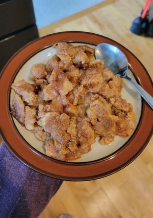 A picture of Apple Crumble 🍎.