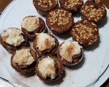 How To Make Recipe Spice Cupcakes wt Zucchini Raisins  Butterscotch Filling Delicious Steady