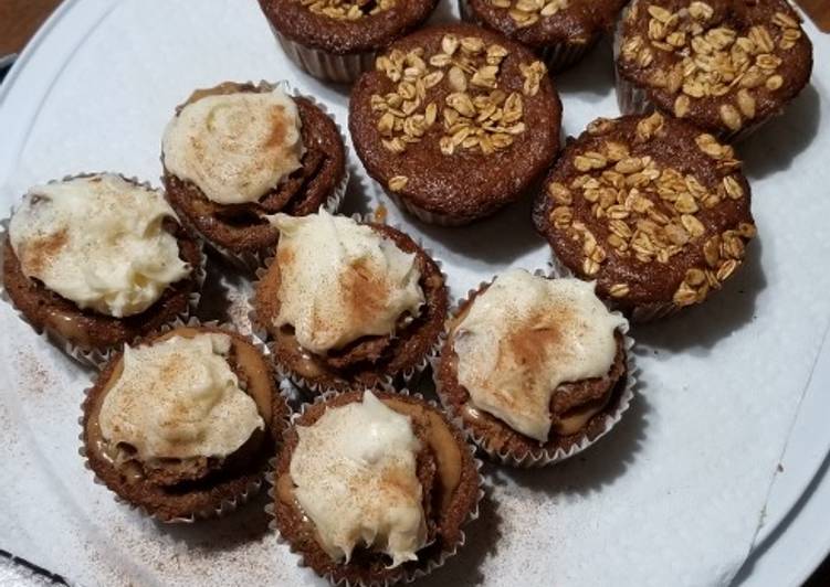 Recipe of Speedy Spice Cupcakes wt Zucchini, Raisins, &amp; Butterscotch Filling