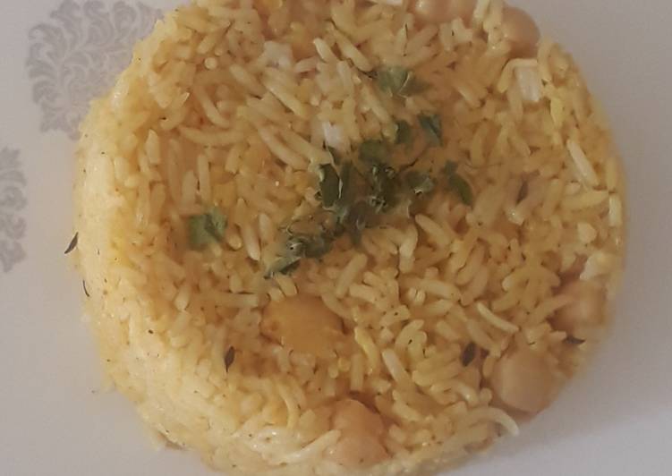 Recipe of Chole rice in 20 Minutes at Home