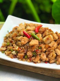 รูปของ หมูสามชั้นคั่วพริก-เกลือ เจ