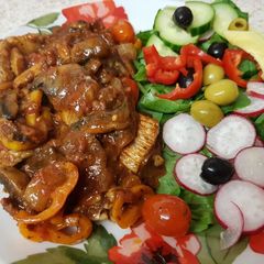 A picture of My Spanish Stirfry. 😀.