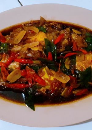 Foto resep Telur ceplok bumbu kecap