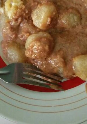 Foto resep Cilok goreng telor sambel kacang👏