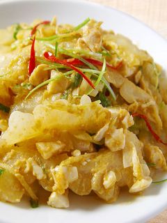 【厚生廚房】鹹蛋炒苦瓜 的食譜成品照片