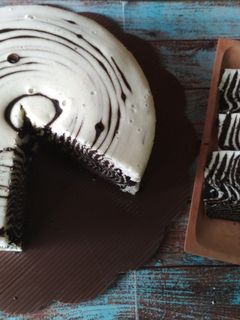 Foto resep Bolu Zebra (Putih Telur)