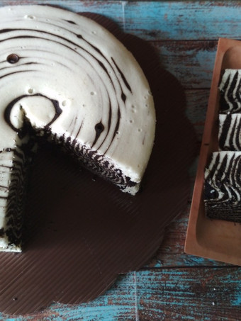 Cara Memasak Bolu Zebra (Putih Telur) Ekonomis