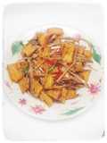 Tumis Tahu Kadedemes (Kulit Singkong)