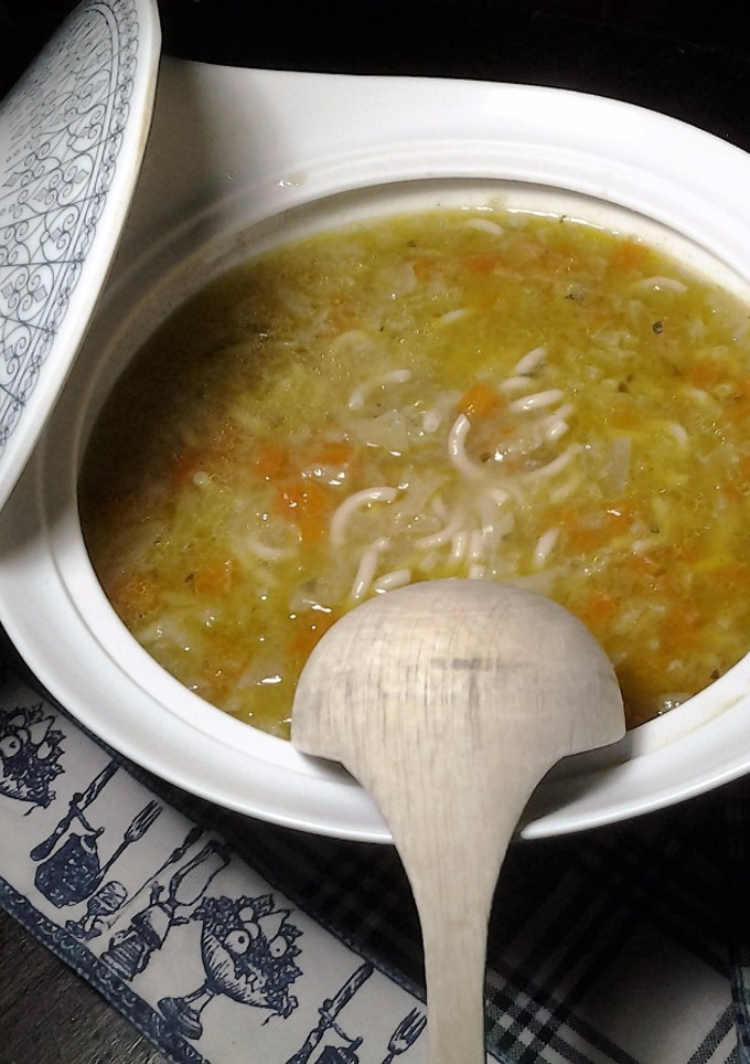 Una foto de Sopa minestrone a mi manera