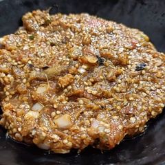 A picture of Baingan Bharta(bihari style).