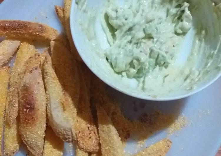 Step-by-Step Guide to Make Ultimate Papas rústicas con salsita de palta 😍