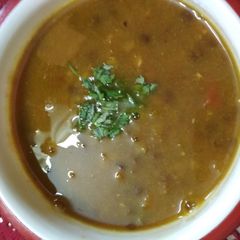 A picture of Sabut masoor ki daal.