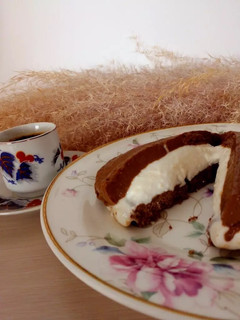 عکسی از دستور چیز کیک قهوه