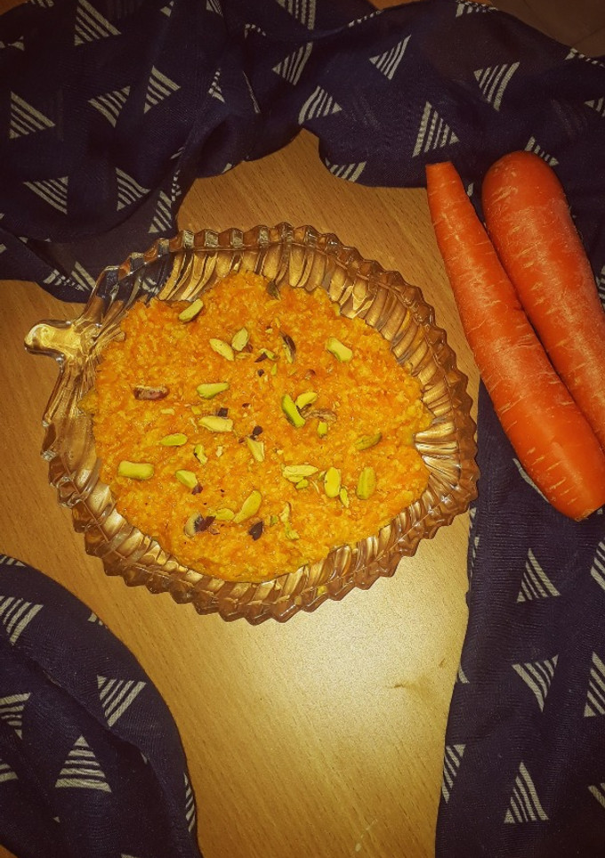 ஆரஞ்சு கேரட் சுவீட்(orange carrot sweet recipe in tamil) செய்முறை முக்கிய புகைப்படம்
