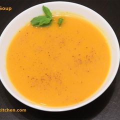 A picture of Pumpkin Soup.