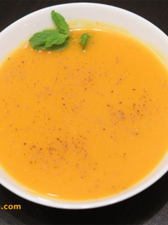 A picture of Pumpkin Soup.