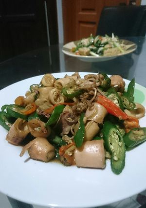 Foto resep Cumi asin cabe ijo