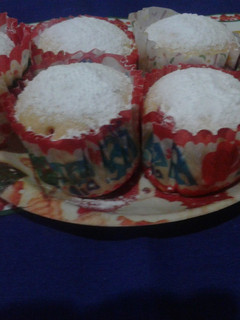 Una foto de Muffins de vainilla esponjosos