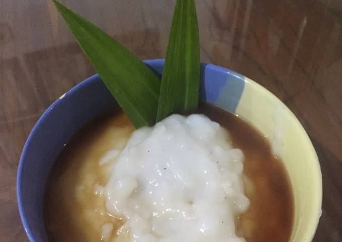 Resep Bubur sum sum kuah gula jawa + jahe Yang Enak Sempurna Resep Bubur sum sum kuah gula jawa + jahe Yang Enak Sempurna