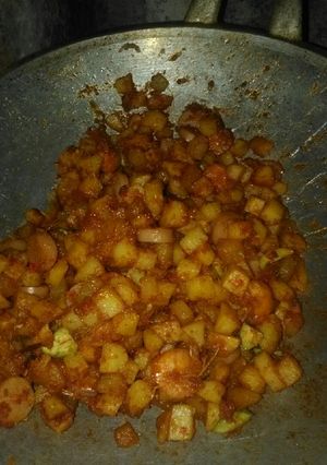 Foto resep Sambel goreng kentang dan udang
