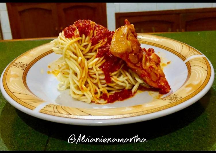 Resep 5. Mie Goreng Sambal Asam Manis yang Lezat