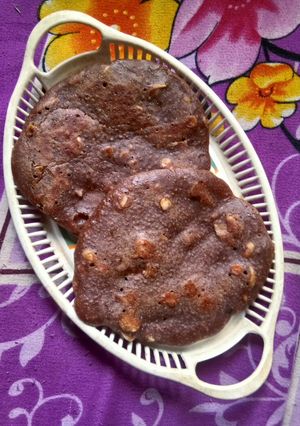 A picture of Wheat Flour Peanut Chocolate Pancake.