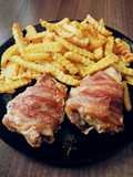 Baconös, mustáros-tejfölös csirkecomb 🍗🥓