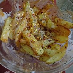 A picture of French fries.