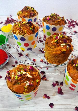 A picture of Thandai CupCake Eggless.