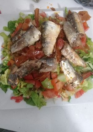 صورة لوصفة سلطة بالتونة