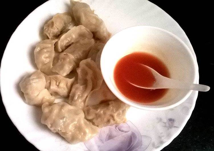 Steps to Prepare #yes the chicken momos in 18 Minutes for Family