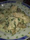 Pechugas al verdeo y champignones light proteicas