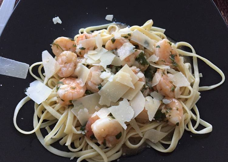 Recipe of Award-winning Shrimp Scampi Pilar Style