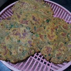 A picture of Winter warmer- Millet roti.