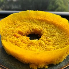 A picture of Rajasthani Ghewar.