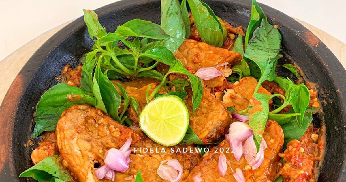 Resep Sambal Tempe Penyet Kemangi Oleh Fidela Sadewo Cookpad