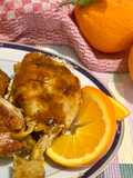 Pollo al succo d’arancia