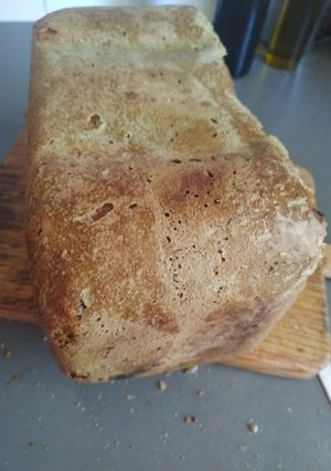 Una foto de Pan de espirulina