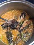 Ikan asar/asap masak santan