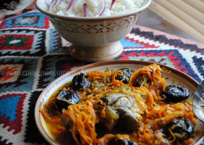 Simple Way to Prepare Any-night-of-the-week Carrot and prunes stew