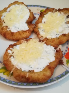 Cukkini mini lángos recept fotója