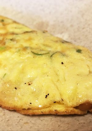 A picture of Natto omelet.